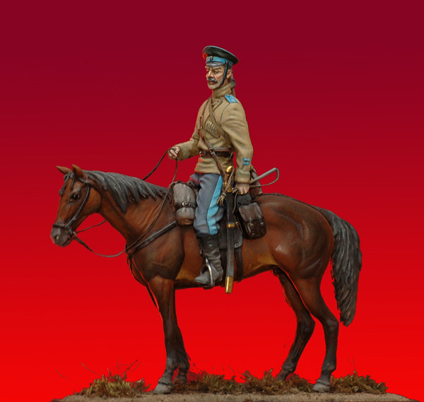 Казак 1-го полка ОренКВ.54 мм,автор Вит.Бородин.jpg